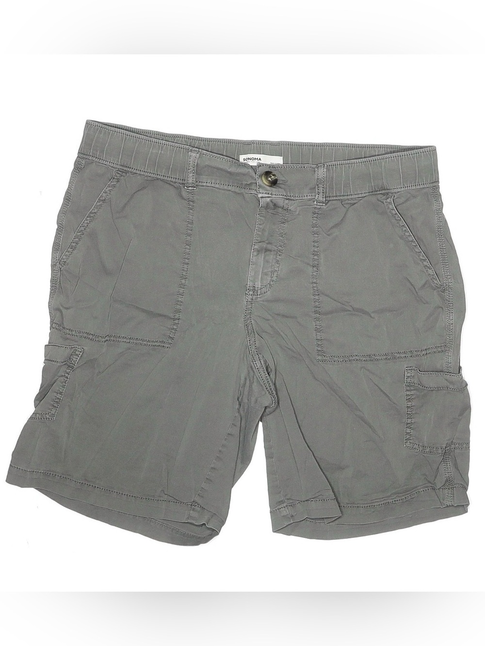 Gray Plus Size Sonoma Goods For Life Utility Cargo Shorts, Size 22W